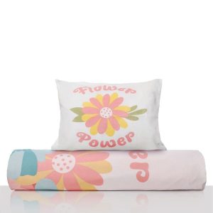 מצעי כותנה ילדים Flower Power